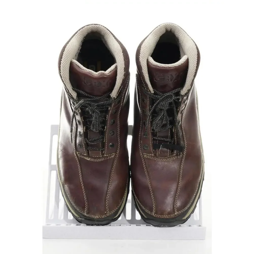 Vintage Y2K GBX Brown Leather Boots Mens Sz 12M Shoes
